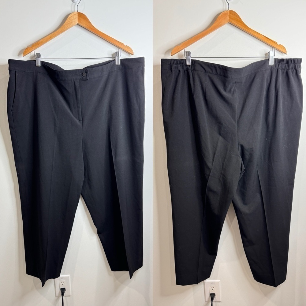 RightFit by Catherines Stretch Black Plus Size Pants (7P)